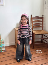 ［second moment］Mango stripe tops