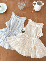 ［ohho］Ette collar sleeveless blouse