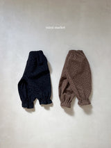 [mimi market] Corduroy flower pants