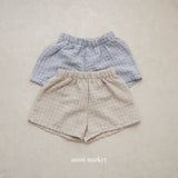 ［mimi market］Check short pants