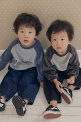 ［The beige］Pintuck Denim Pants