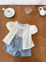 ［ohho］Ette collar sleeveless blouse