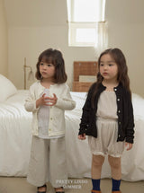 ［LINDO］Dot frill short pants