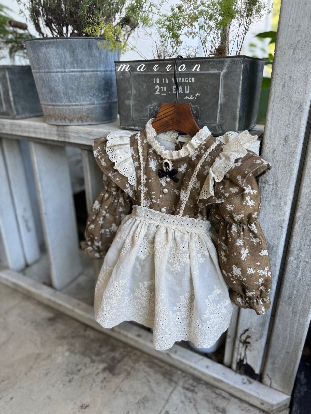 ［marron］Jullia rompers