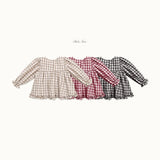 ［bebenine］Lucy Check Blouse