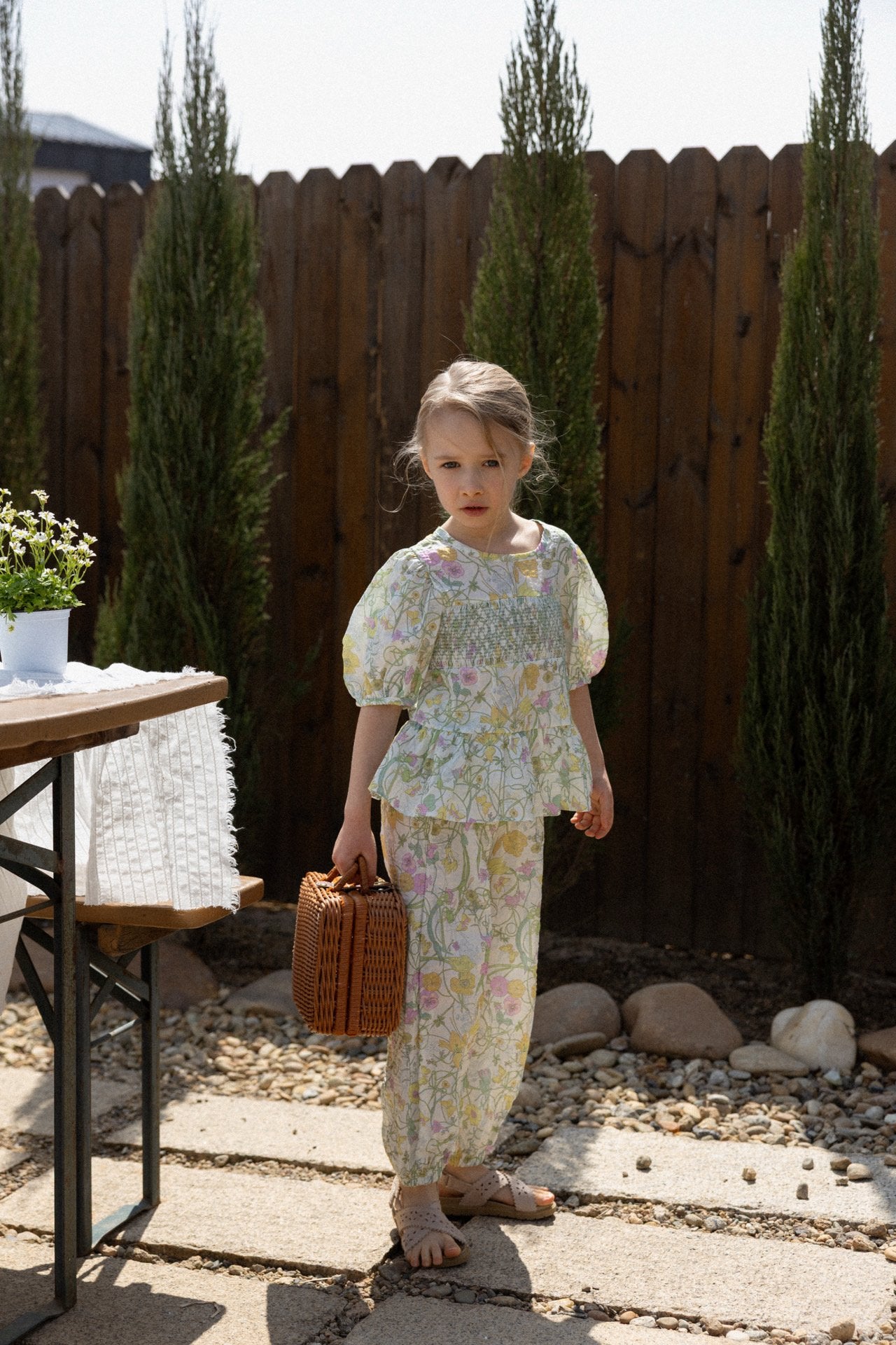 ［perrobebe］Flore smock setup