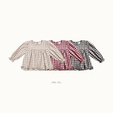 ［bebenine］Lucy Check Blouse