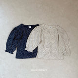 ［mimi market］Flower puff tops