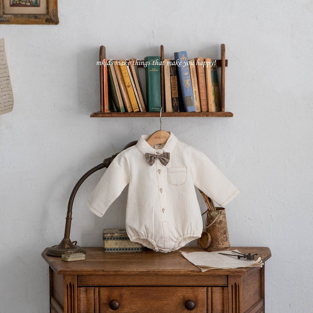 ［mkids］Alone ribbon tie suit