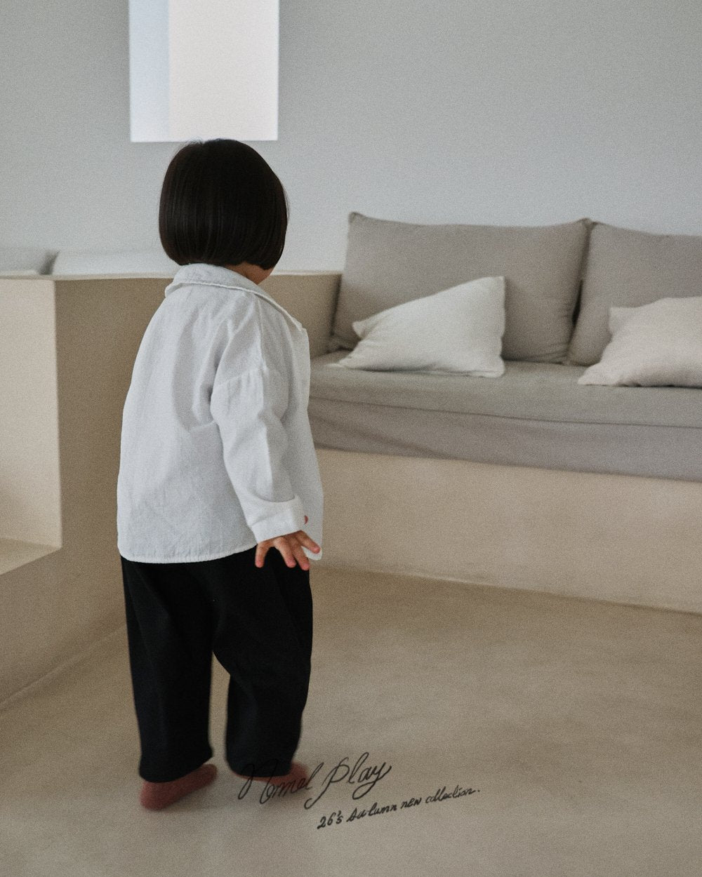 ［normalplay］Tuck Cotton Pants
