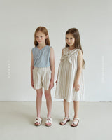 ［ROSETTE］Eden stripe short pants