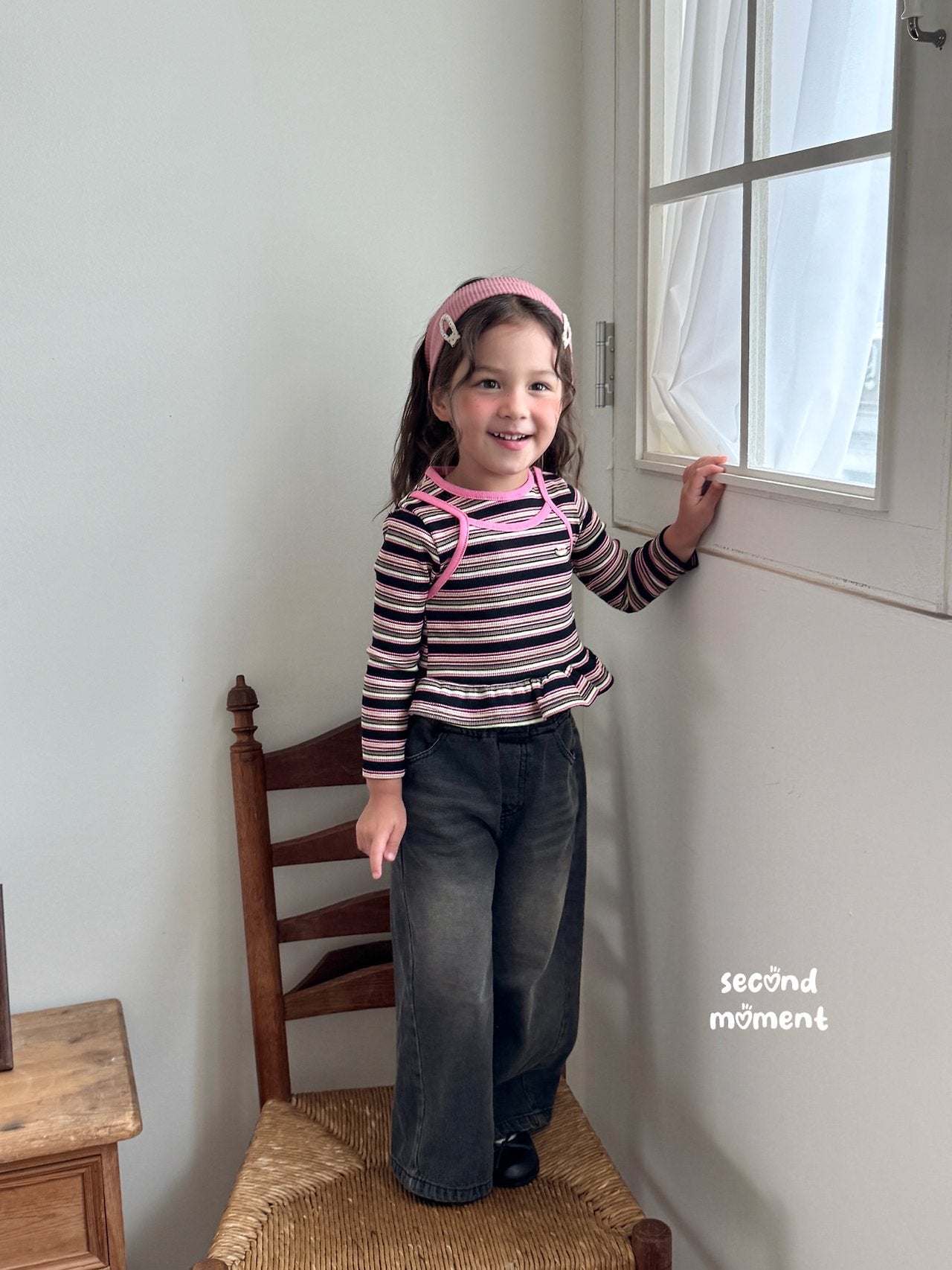 ［second moment］Mango stripe tops