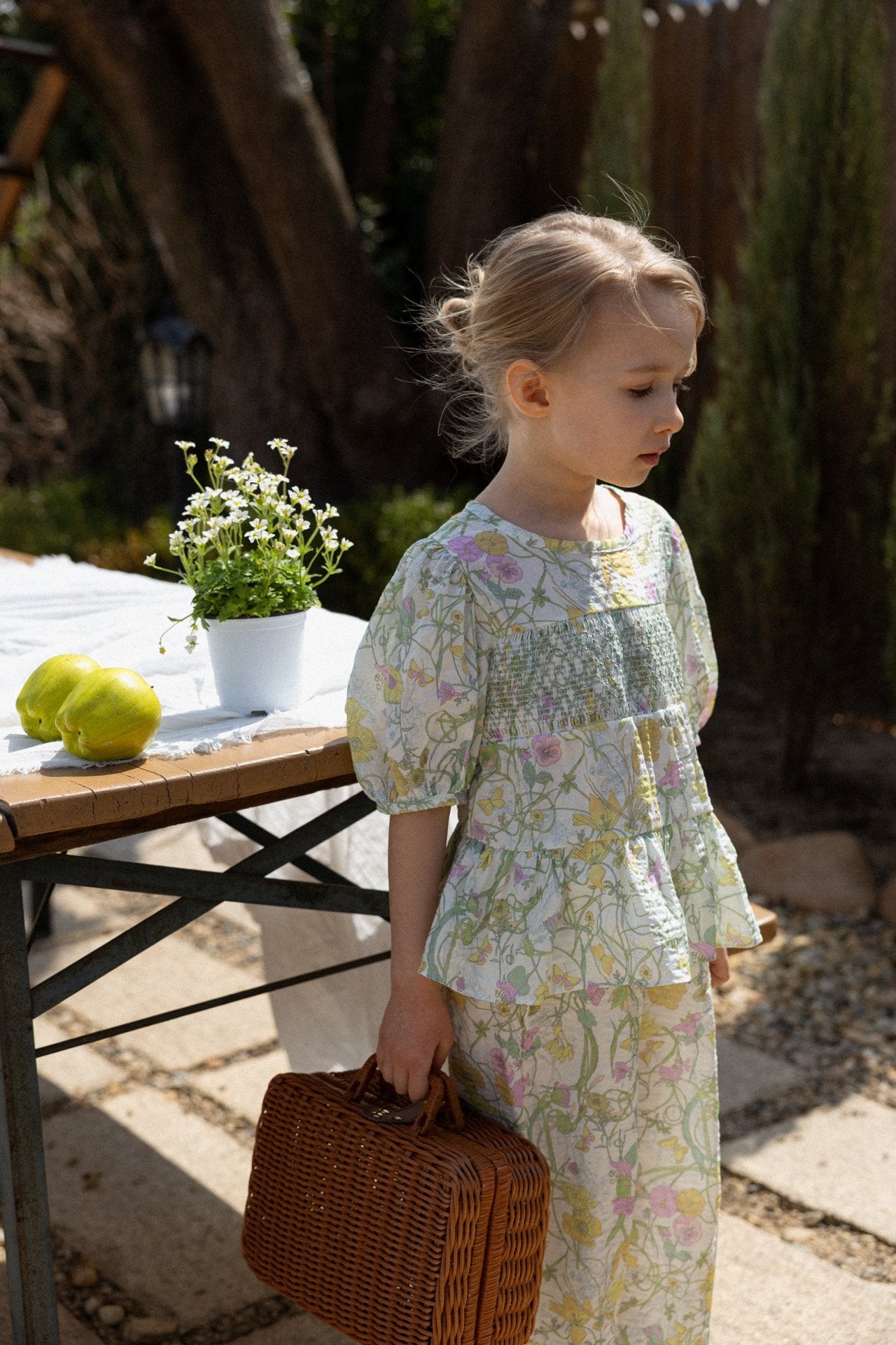 ［perrobebe］Flore smock setup