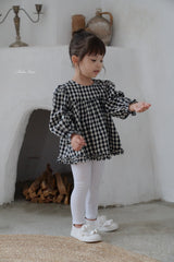［bebenine］Lucy Check Blouse
