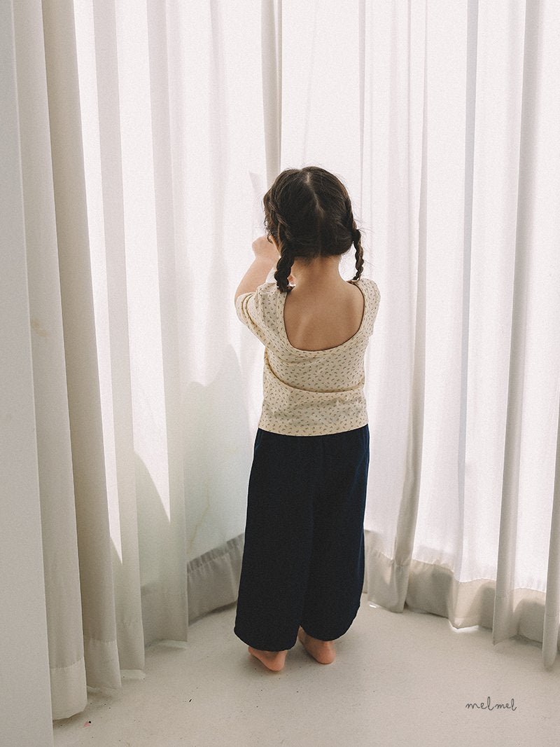 ［melmel］Nonfade denim pants