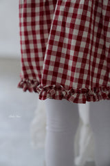 ［bebenine］Lucy Check Blouse