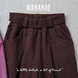 ［BANANAJ］Ecru jogger pants