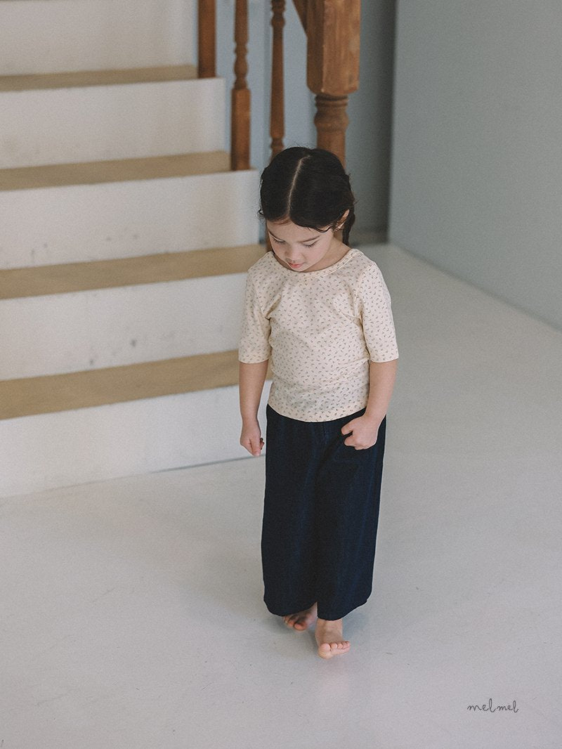 ［melmel］Nonfade denim pants