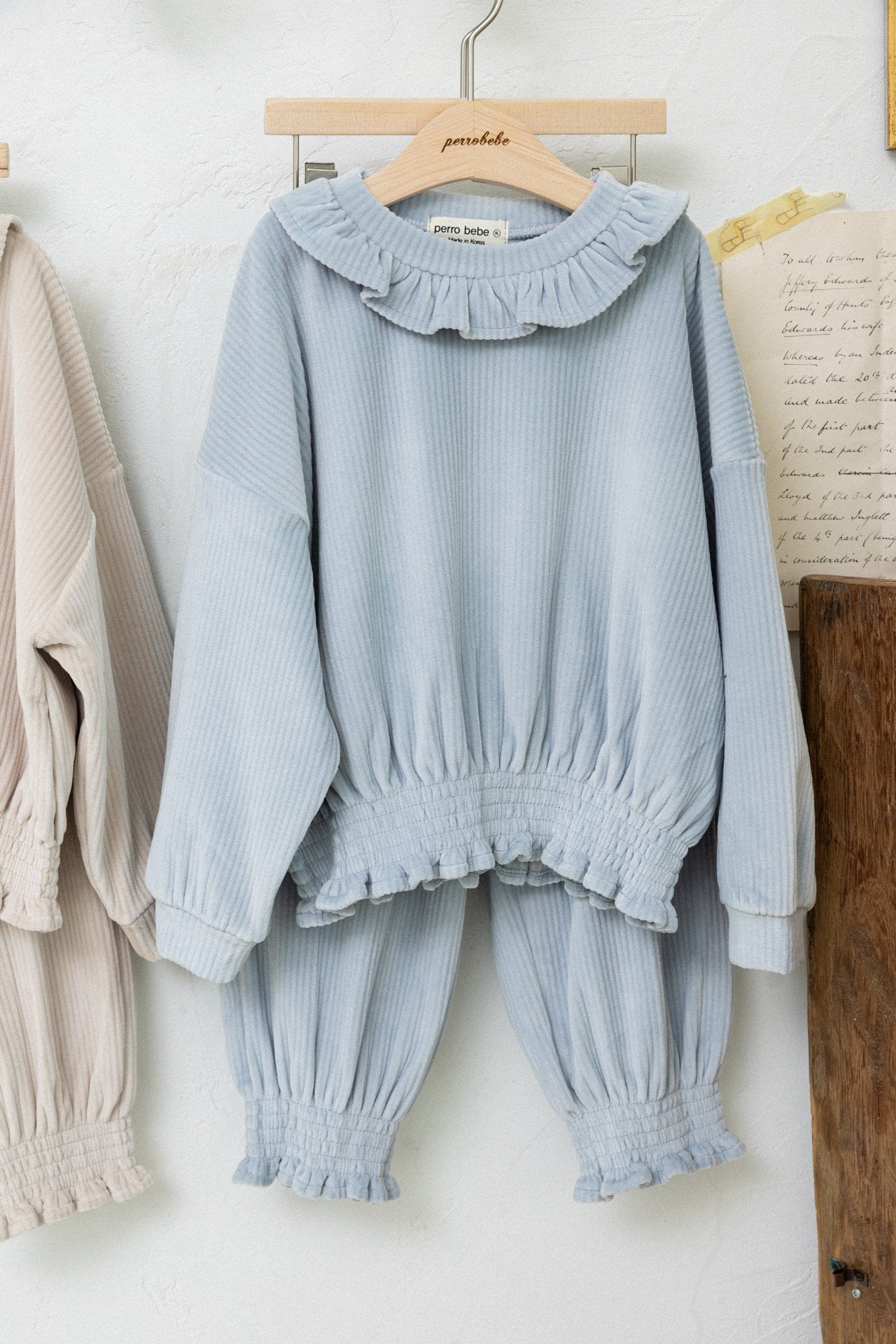 ［perrobebe］Lulu smock set up