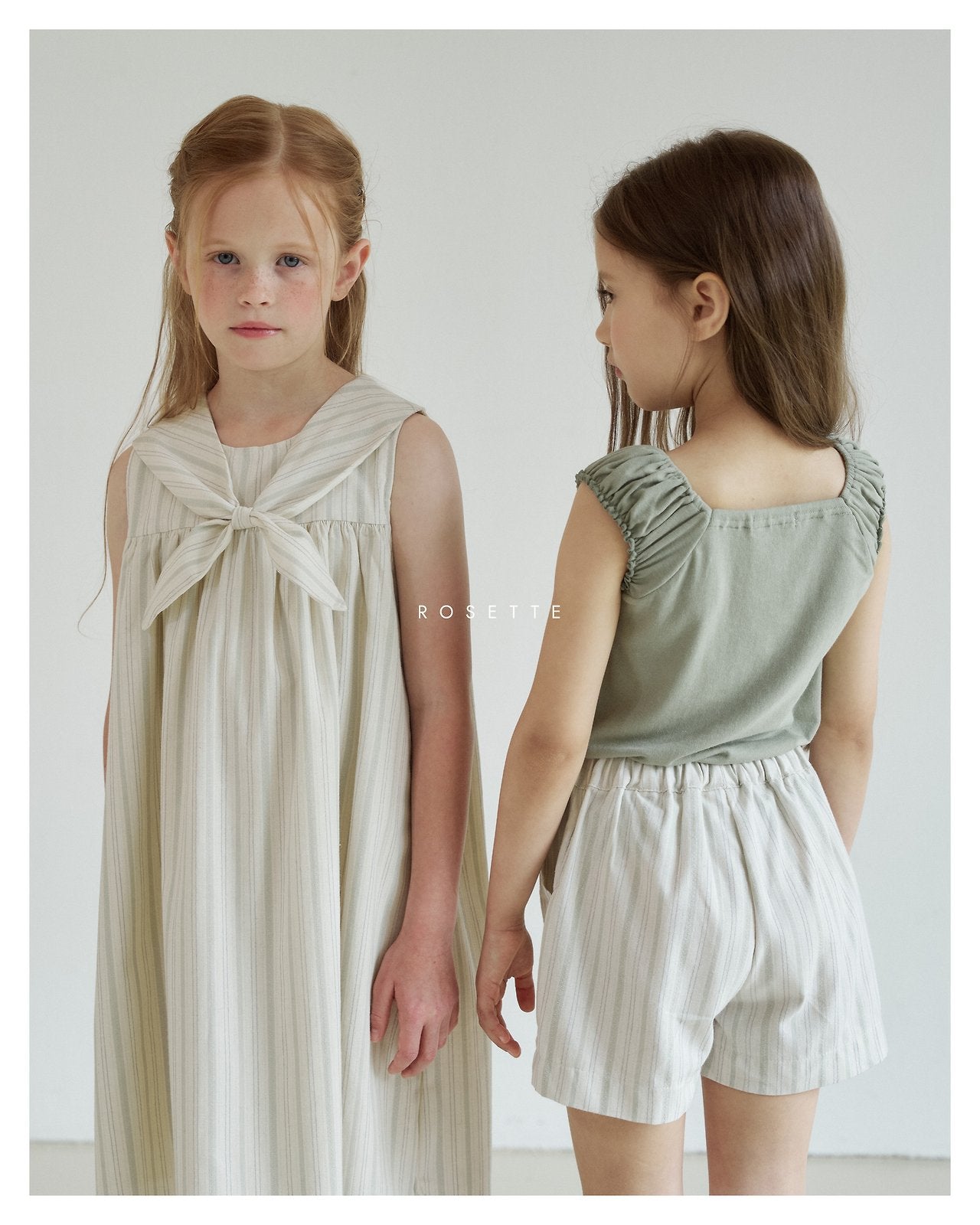 ［ROSETTE］Eden stripe short pants