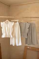 ［perrobebe］Mila frill Setup (gray)