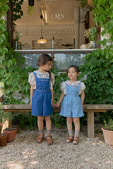 ［OREN］Soleil denim short overalls