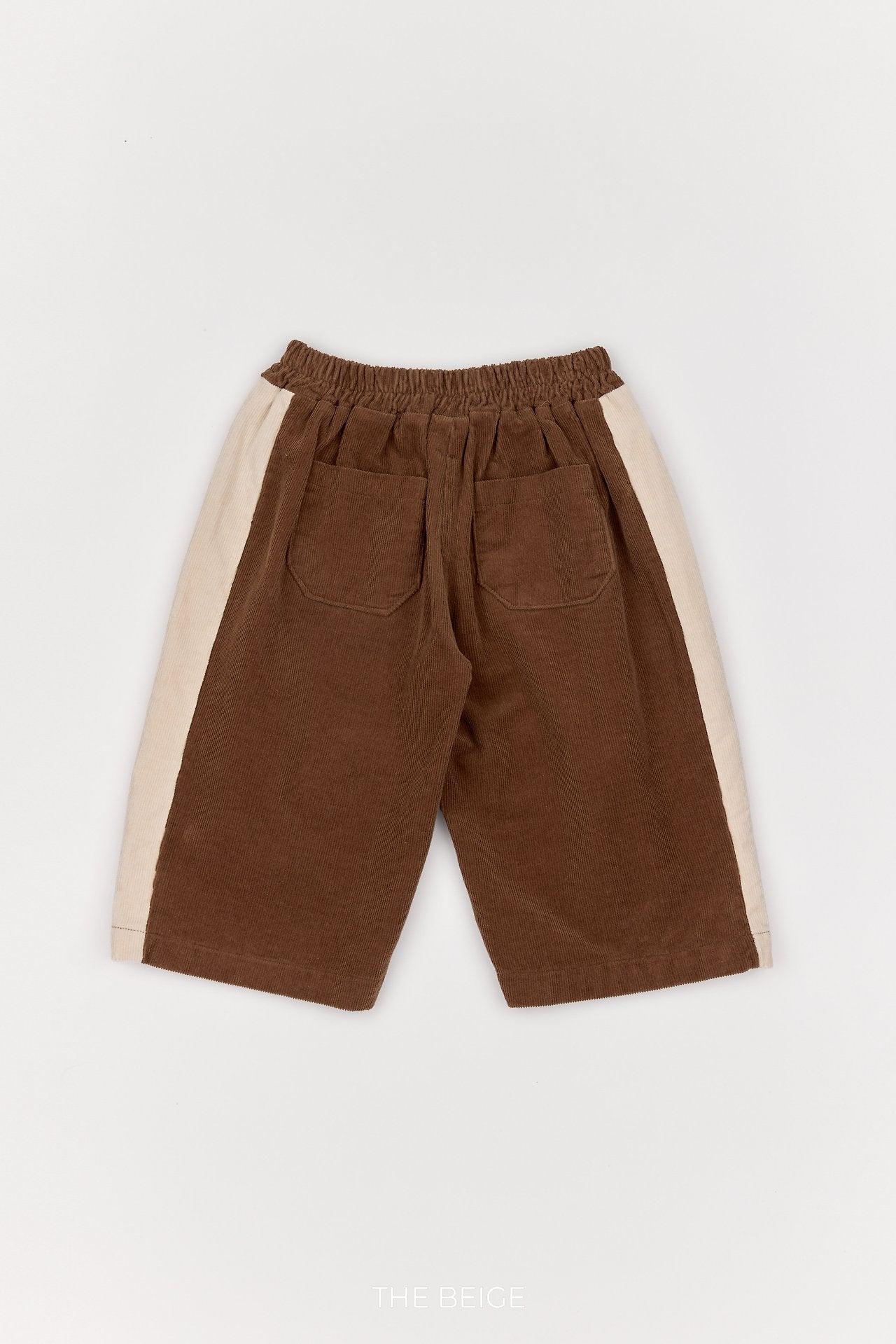 ［The beige］Side-Seam Corduroy Pants