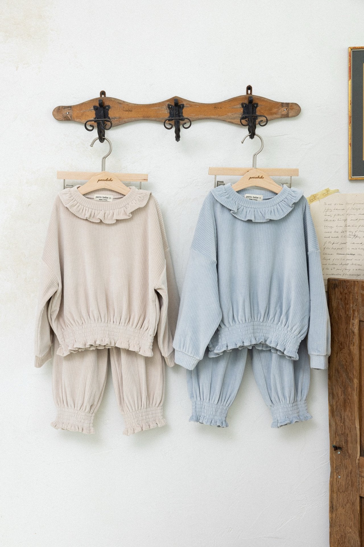 ［perrobebe］Lulu smock set up