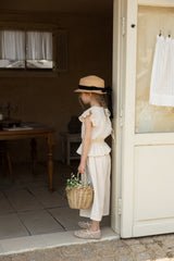 ［perrobebe］Mila frill Setup (cream)