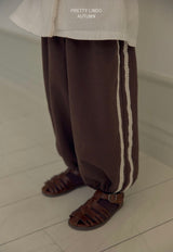 ［LINDO］Tutu lace jogger pants