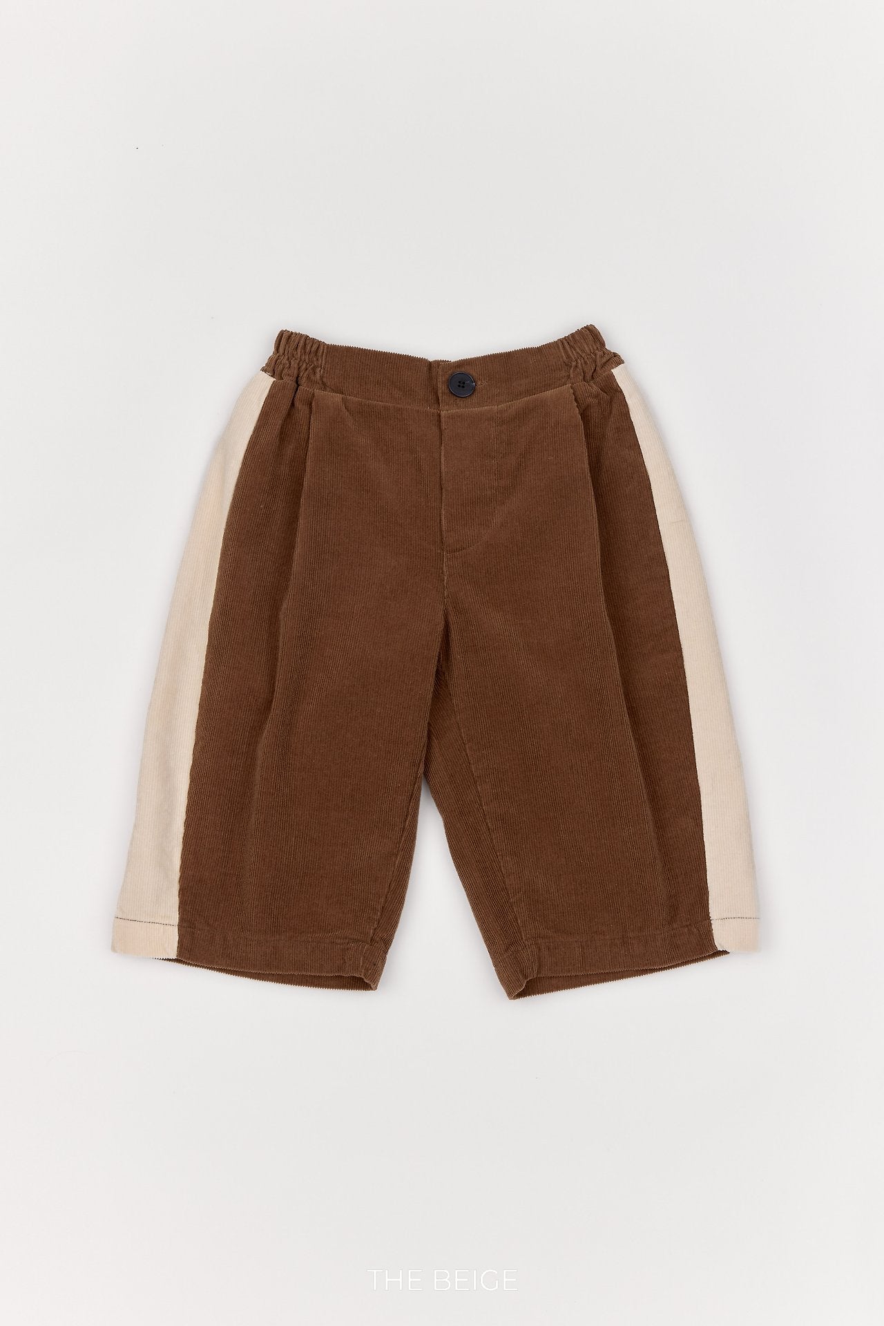 ［The beige］Side-Seam Corduroy Pants
