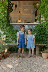 ［OREN］Soleil denim short overalls