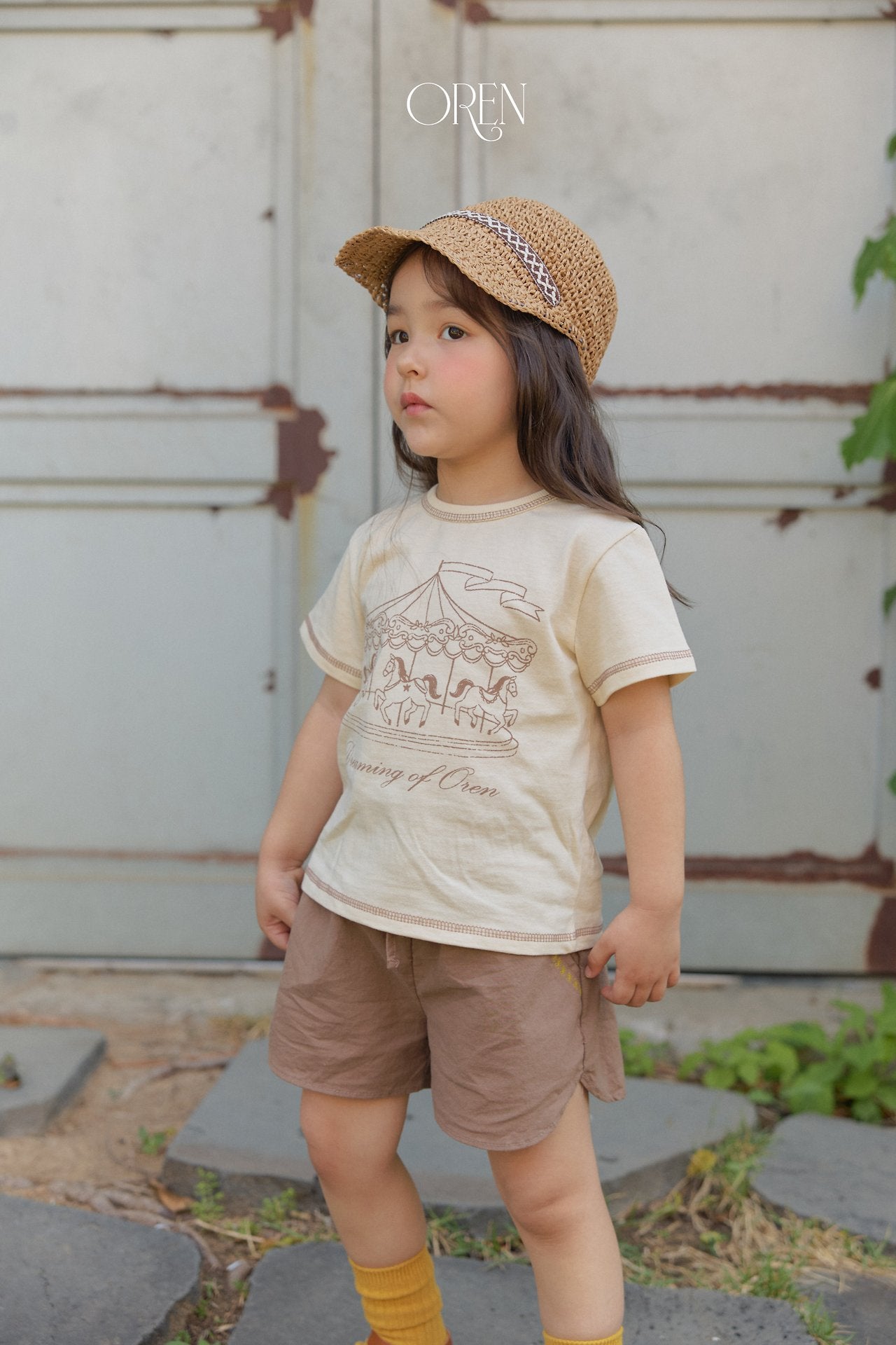 ［OREN］Merry go round tee