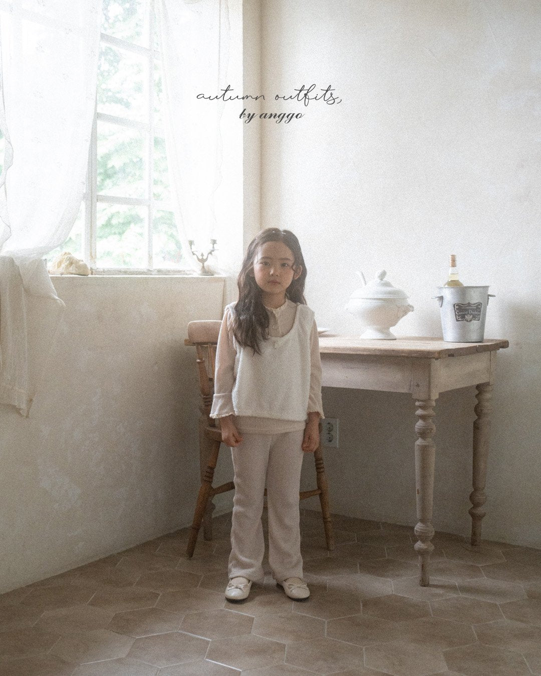 ［anggo］Crepe pants