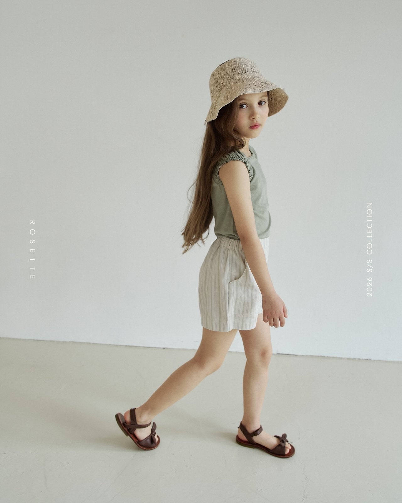 ［ROSETTE］Eden stripe short pants