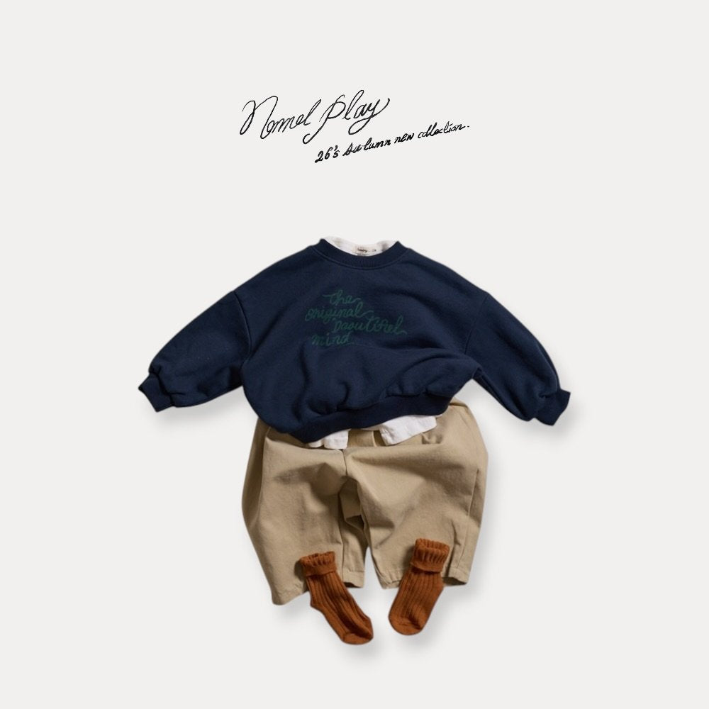 ［normalplay］Tuck Cotton Pants