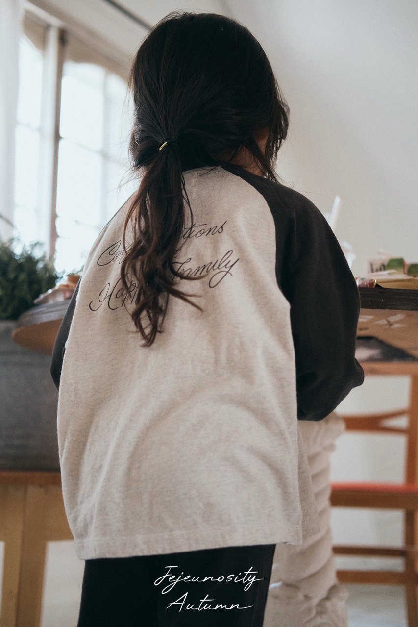 ［jejeunosity］Raglan tee