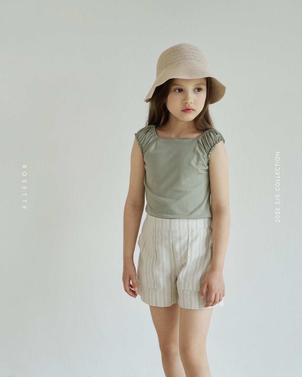 ［ROSETTE］Eden stripe short pants