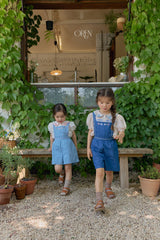 ［OREN］Soleil denim short overalls