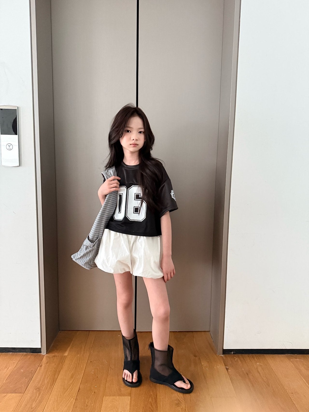 ［comma］06 mesh tee