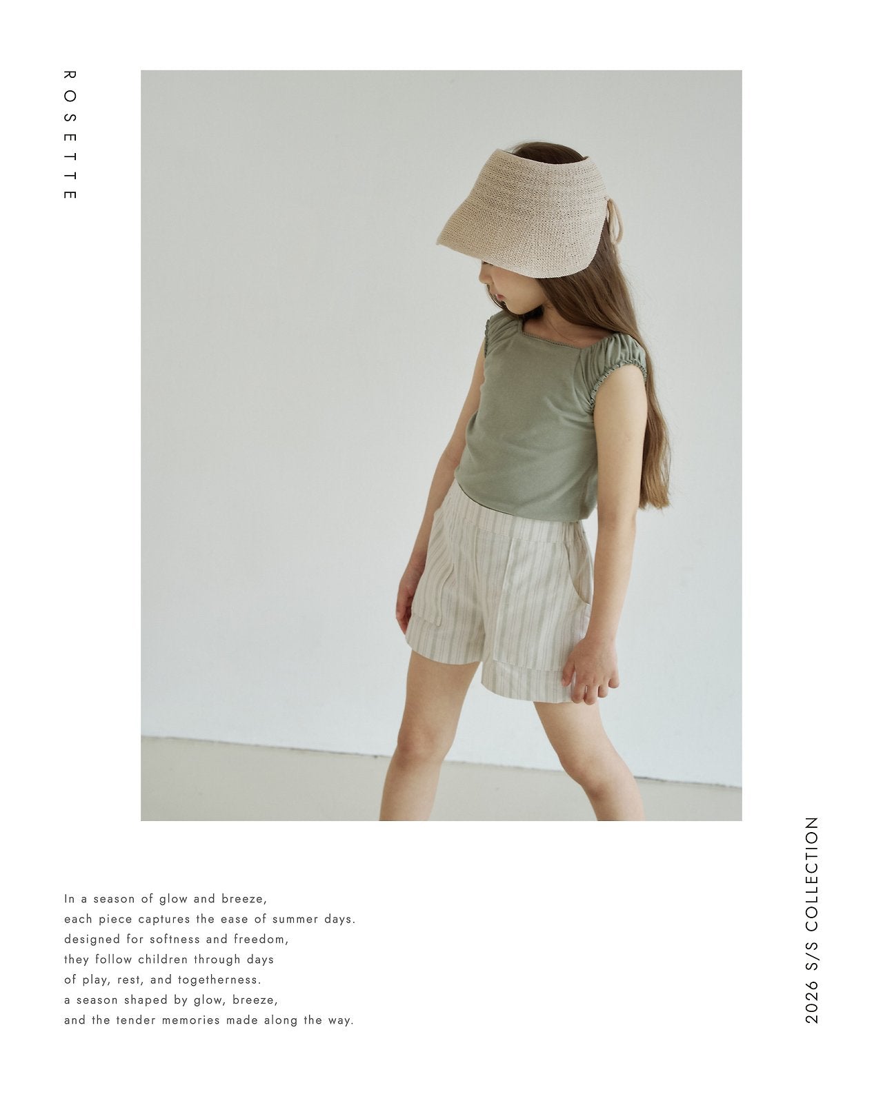 ［ROSETTE］Eden stripe short pants