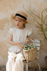 ［perrobebe］Mila frill Setup (cream)