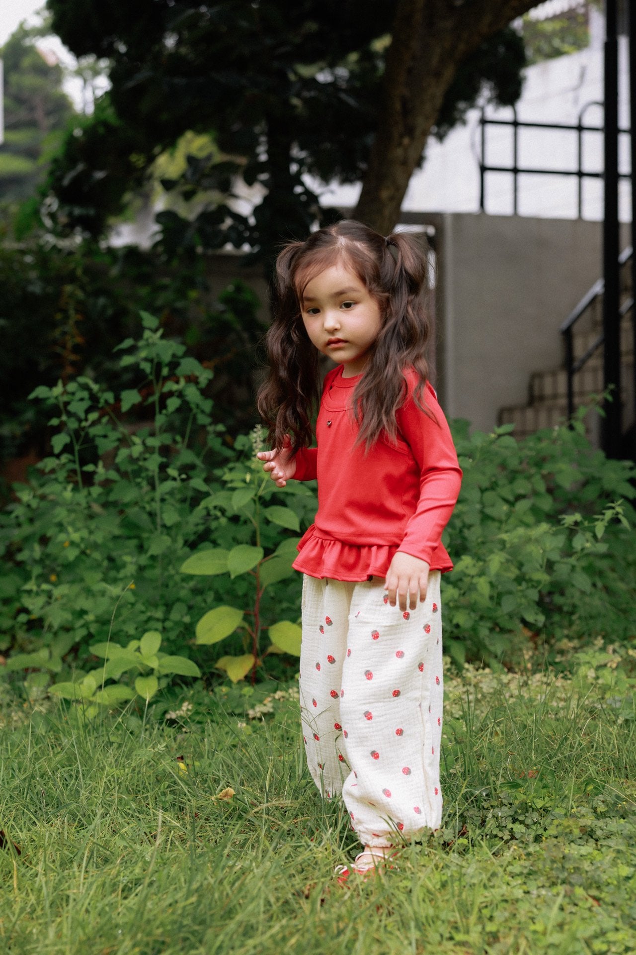 ［azalea］Gauze sausage pants