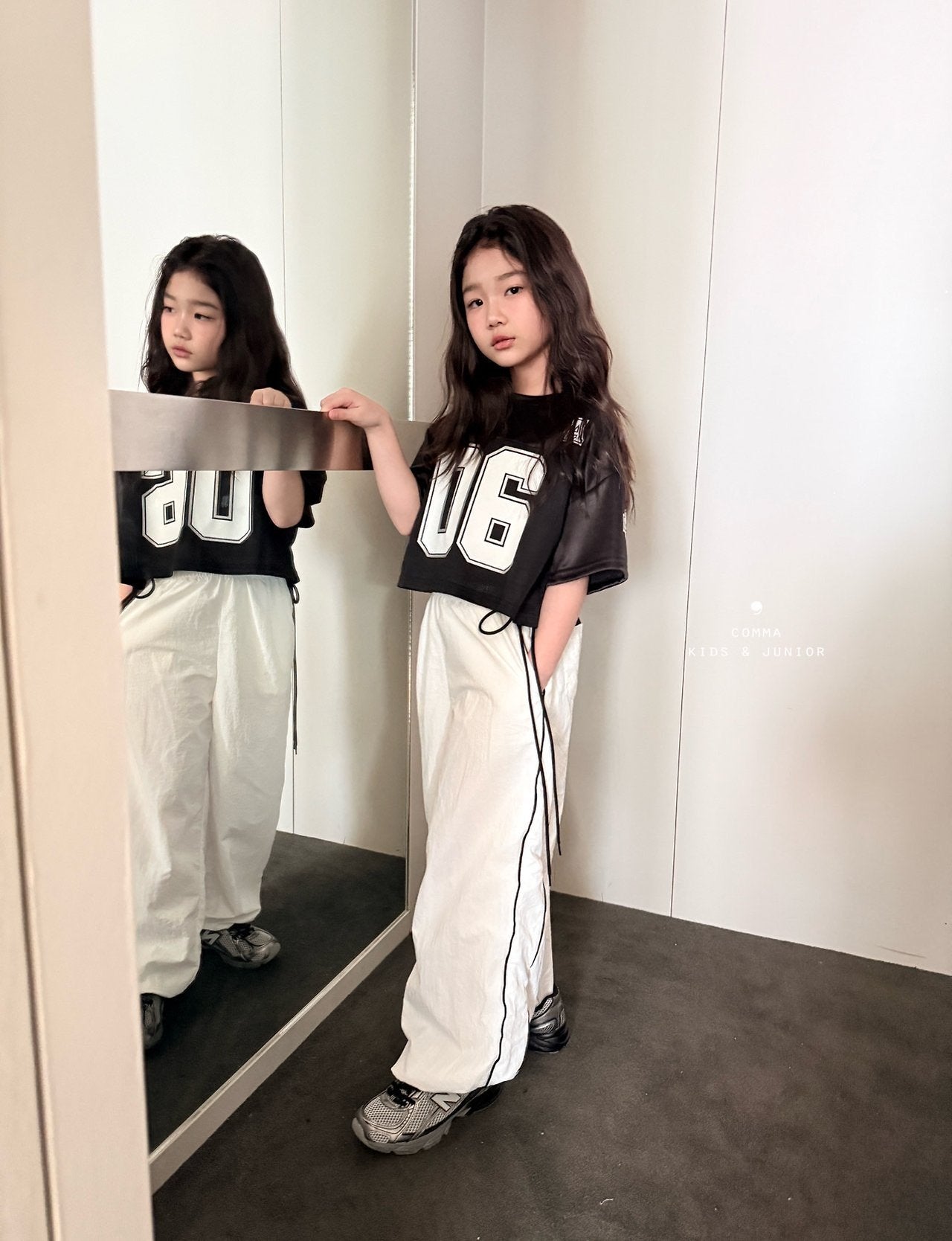 ［comma］06 mesh tee