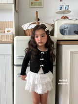 ［second moment］To lace ribbon cardigan