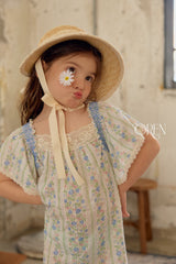 ［OREN］Calina lace rattan hat