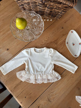 ［marron］Frill lace tops