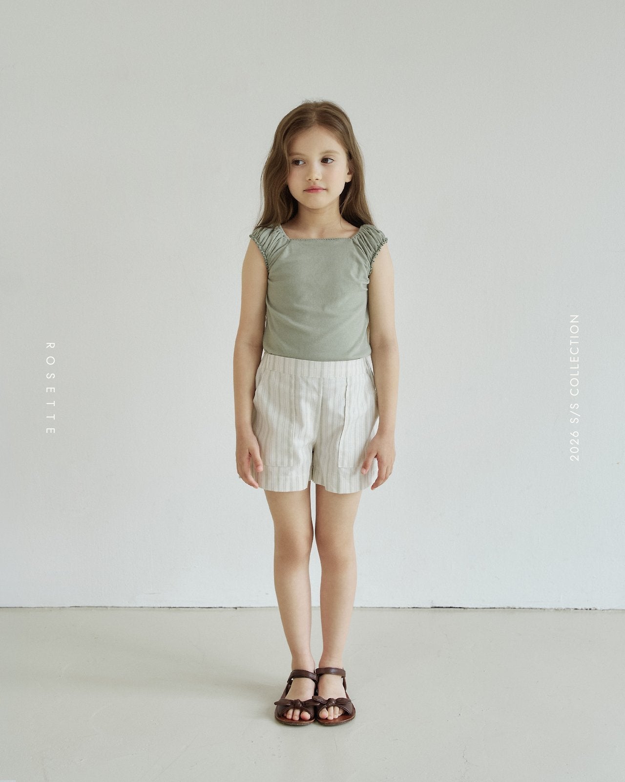 ［ROSETTE］Eden stripe short pants