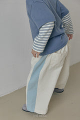 ［The beige］Side-Seam Corduroy Pants