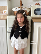 ［second moment］To lace ribbon cardigan